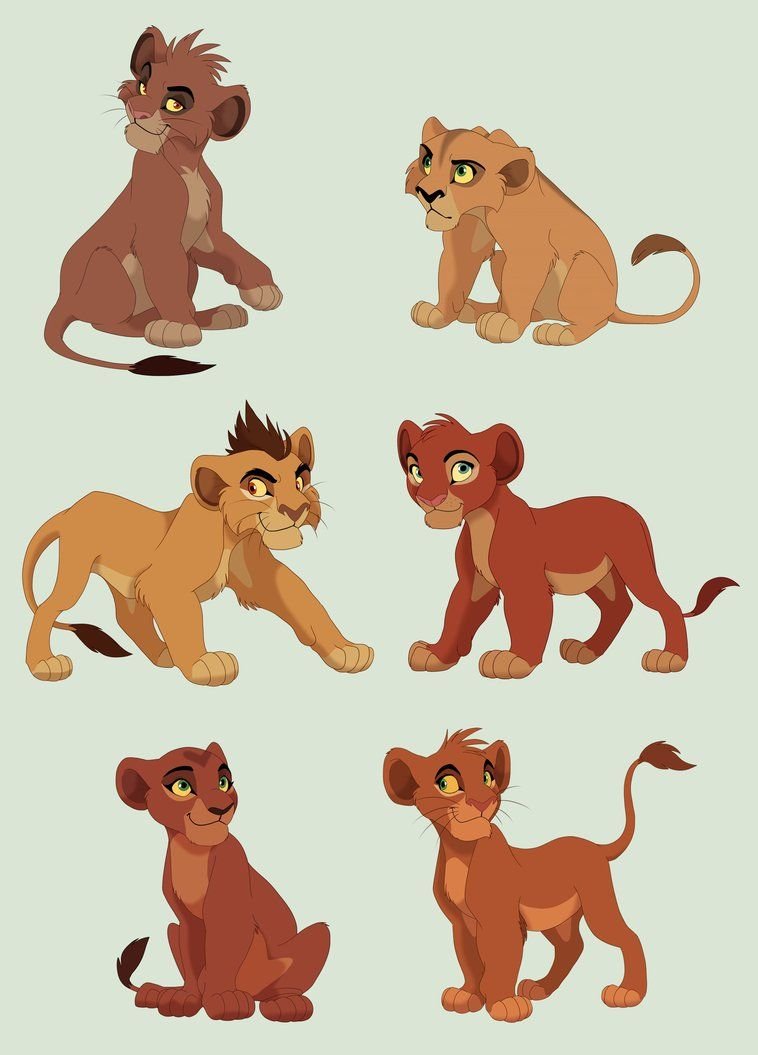 Адопты персонажей Король Лев львы