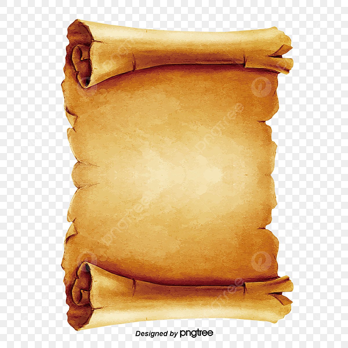 Свиток бумаги на столе