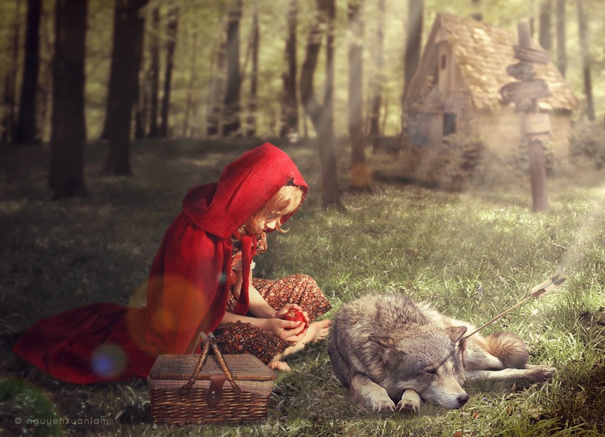 Красная шапочка и волк