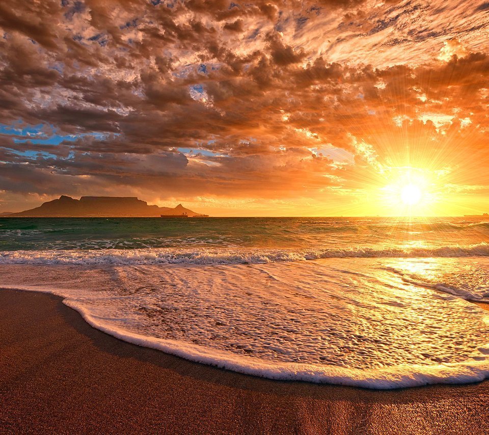 Море берег солнце