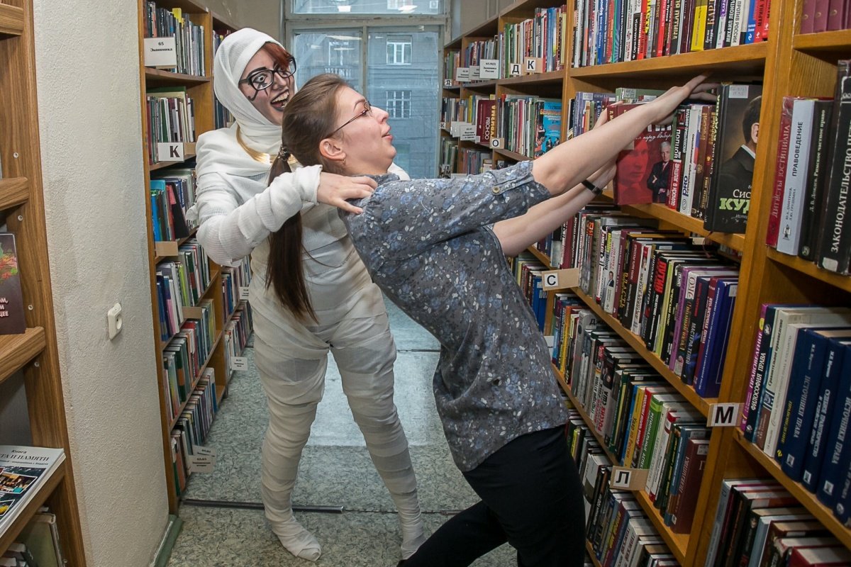 Шутки про библиотеку