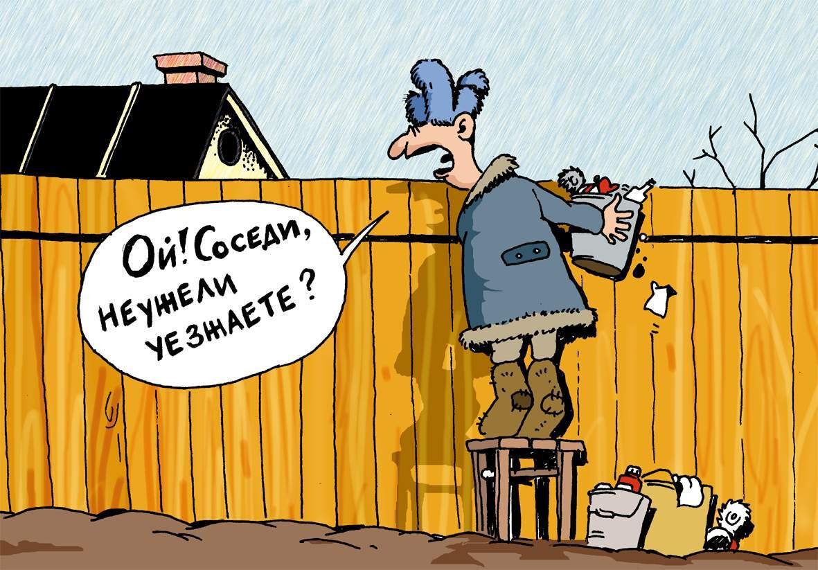 Соседи карикатура