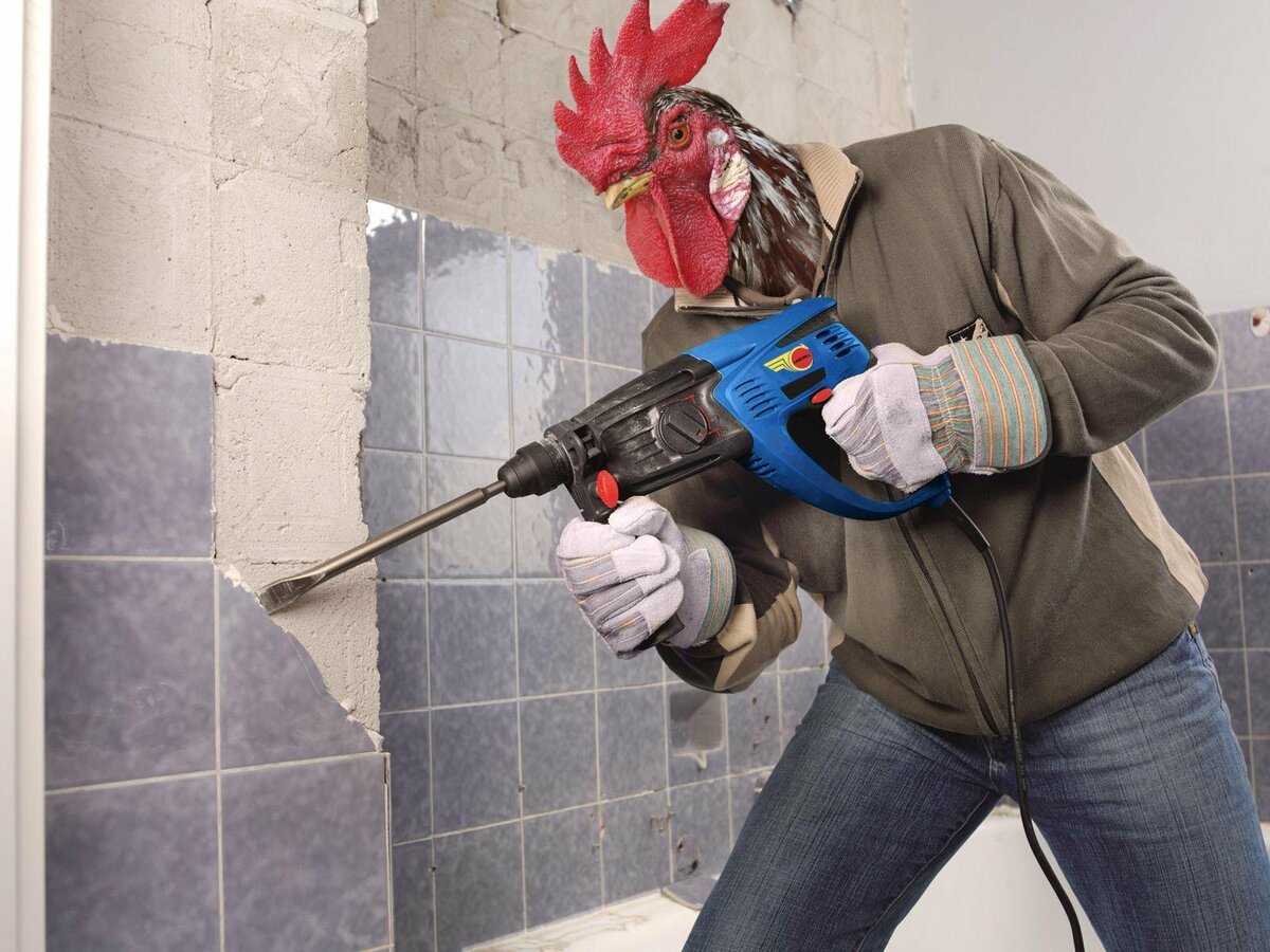 Человек перфоратор