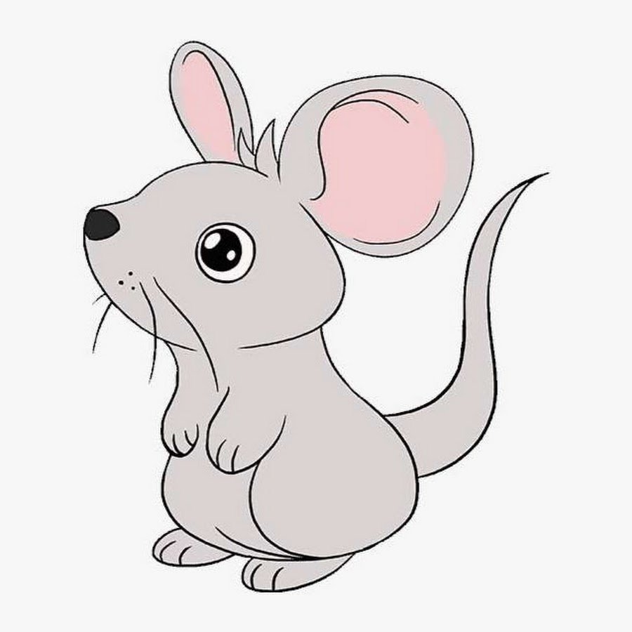 Мышонок рисунок