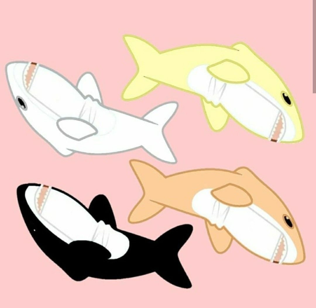 Акула в драгоценностях счастливая вектор