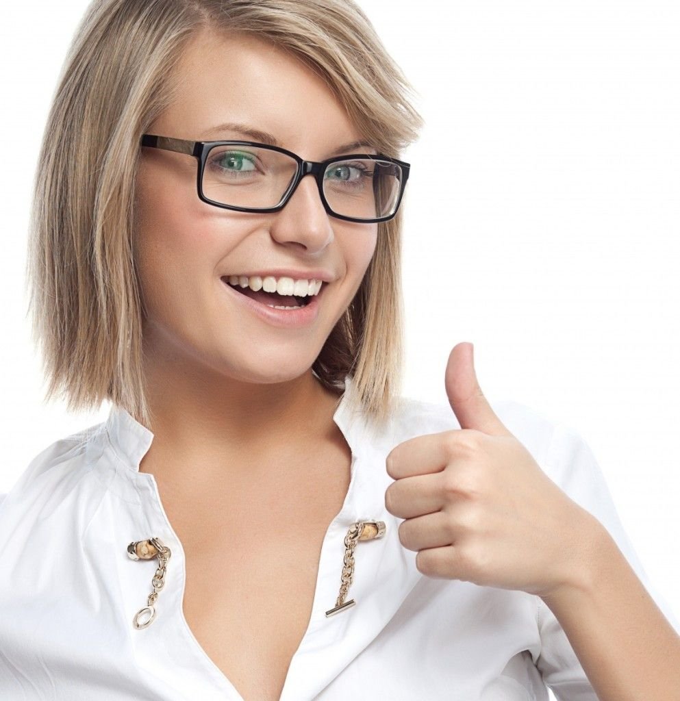 Девушка в очках