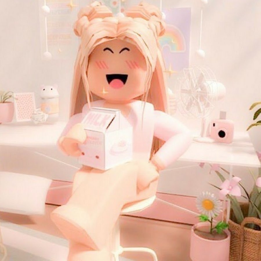 РОБЛОКС розовая девочка