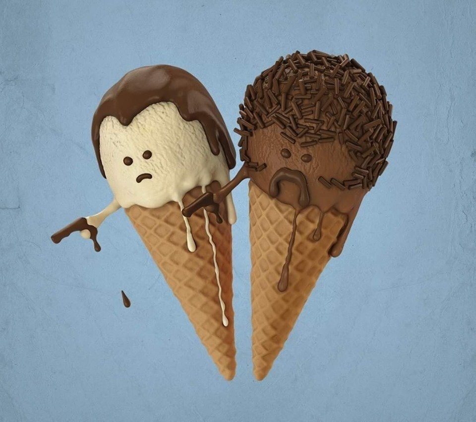 Смешное мороженое