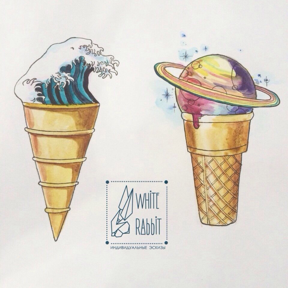 Мороженое иллюстрация