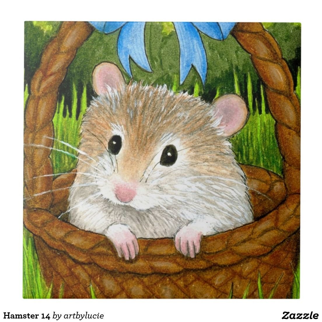 Хомячок иллюстрация