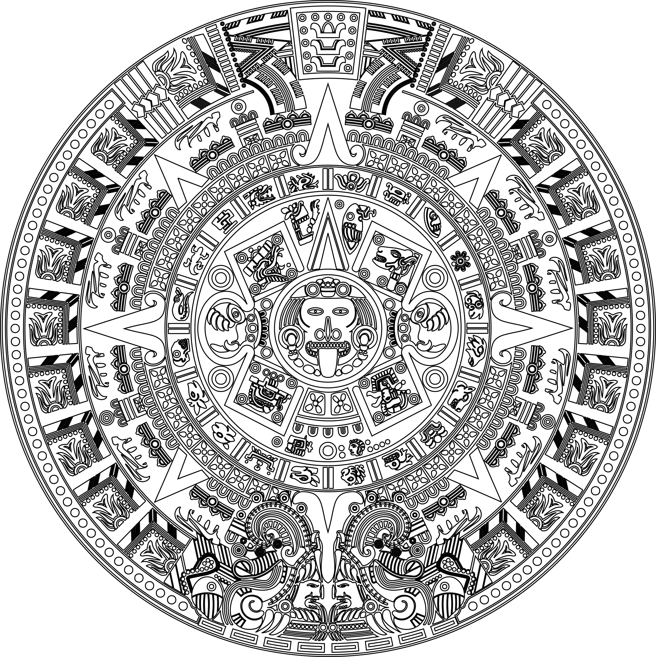 Календарь майя слушать полностью. Календарь ацтеков вектор. Календарь ацтеков камень. Орнамент Майя и ацтеков на Камне. Камень солнца ацтеков вектор.