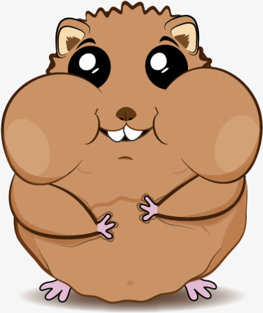 Хомяк рисунок легкий