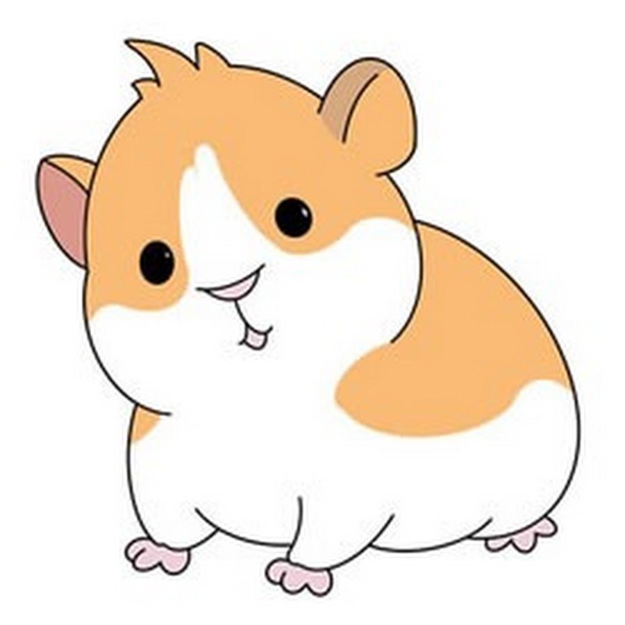 Милые мультяшные хомячки
