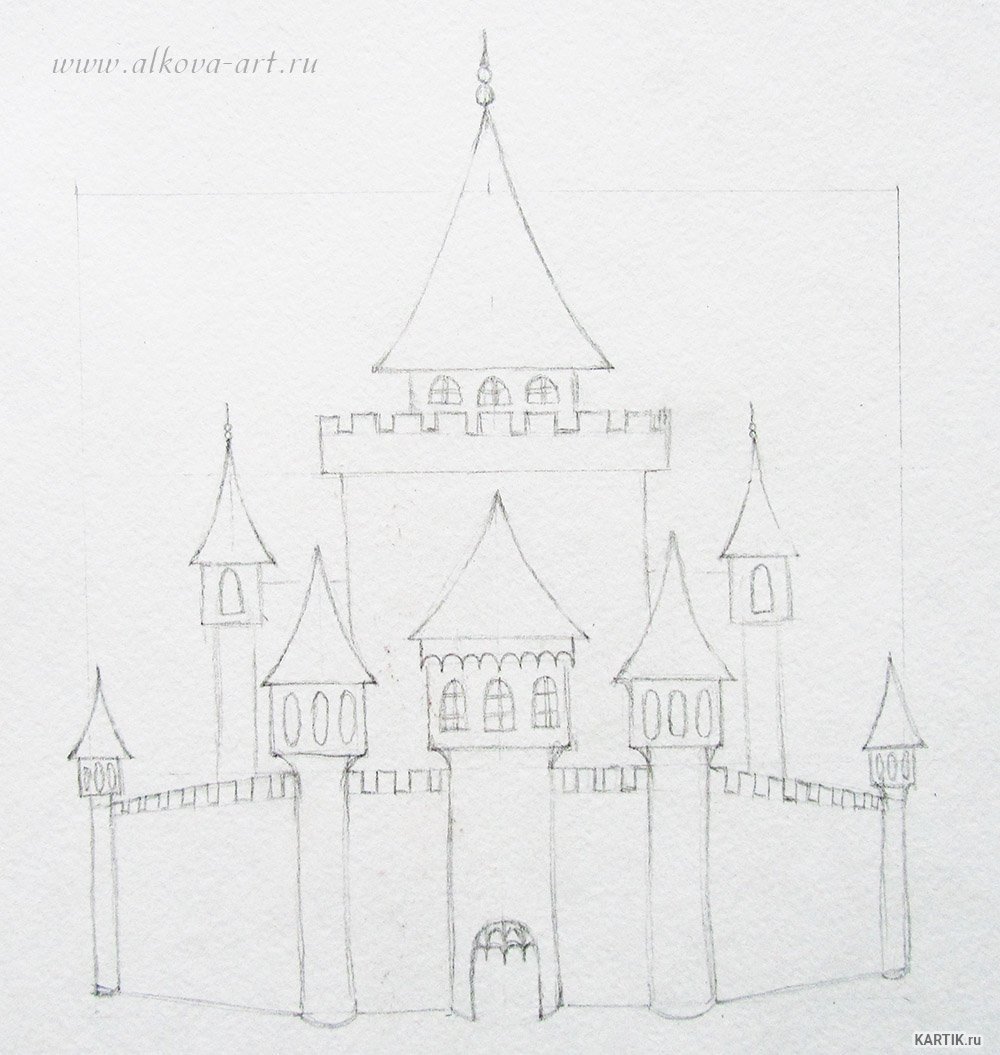 Рисунки к сказке Одоевского городок в табакерке