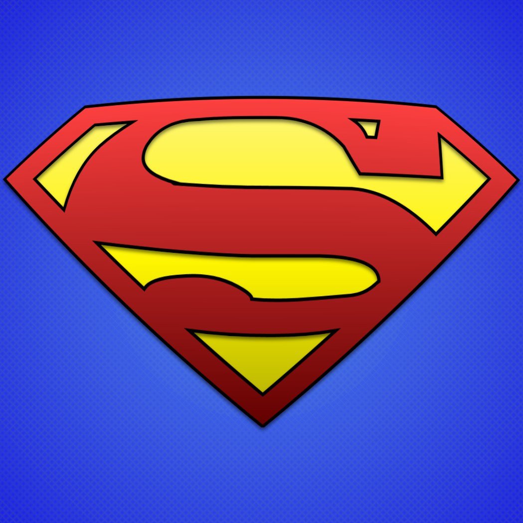 Логотип Супермен без фона