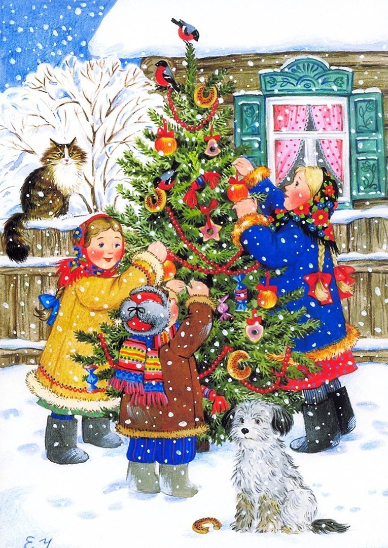 Новый год дети