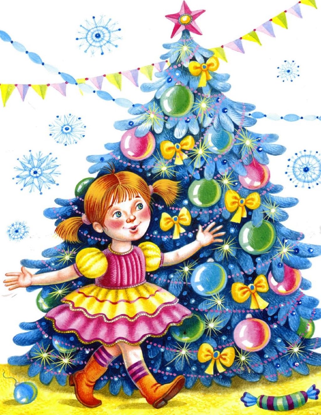 Александр Моравов Рождественская ёлка 1921