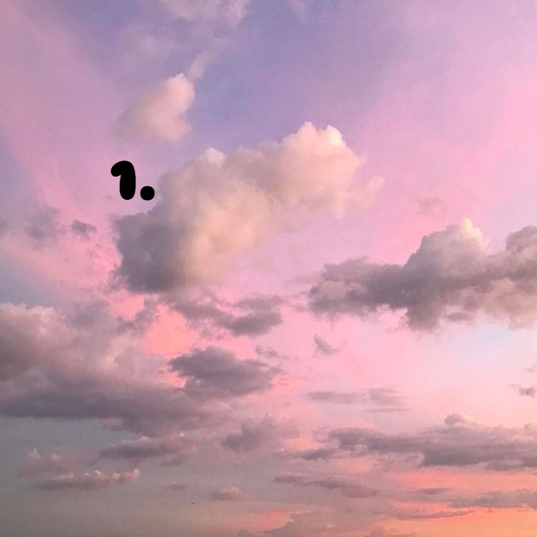 Розовые облака Эстетика
