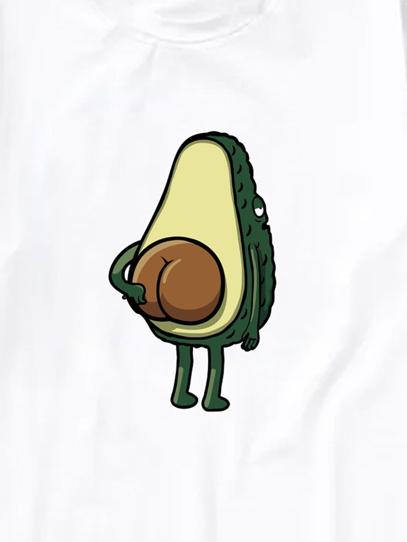 Рисунки авокадо с надписями