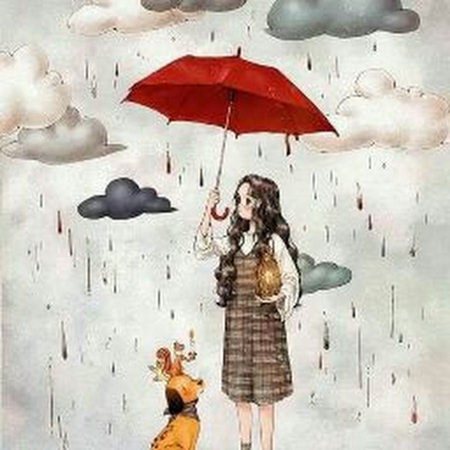 Девочка с зонтиком