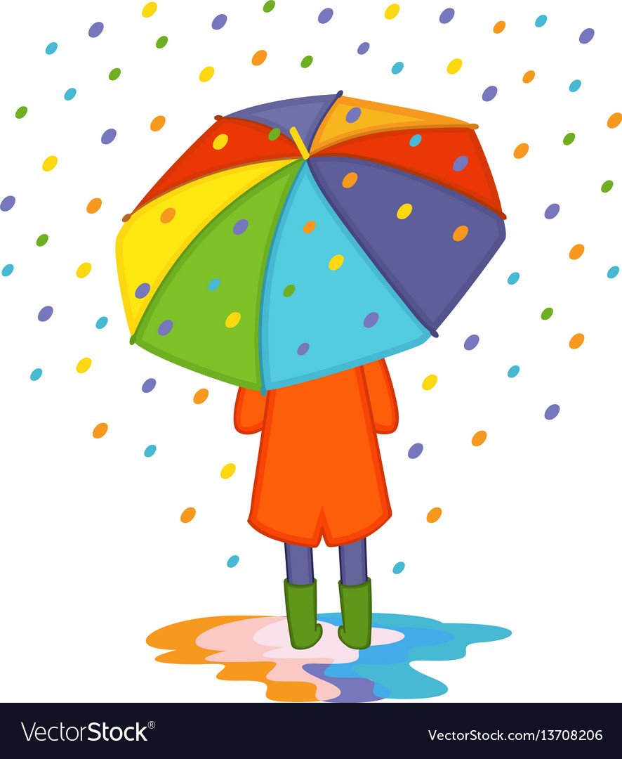 Дети под зонтом картинки для детей