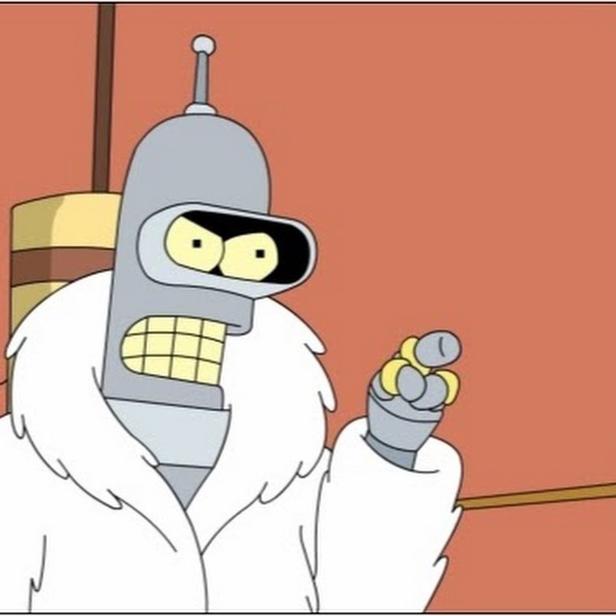 Бендер Футурама блэкджек