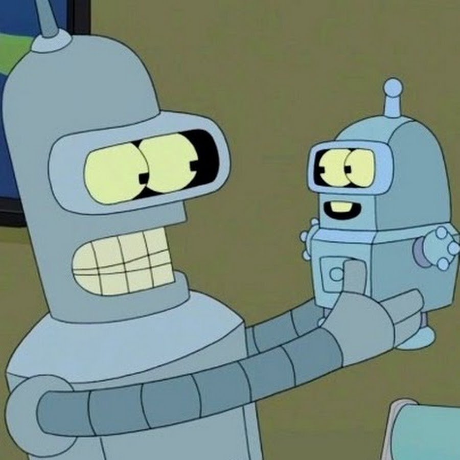 Бендер Футурама с днем рождения