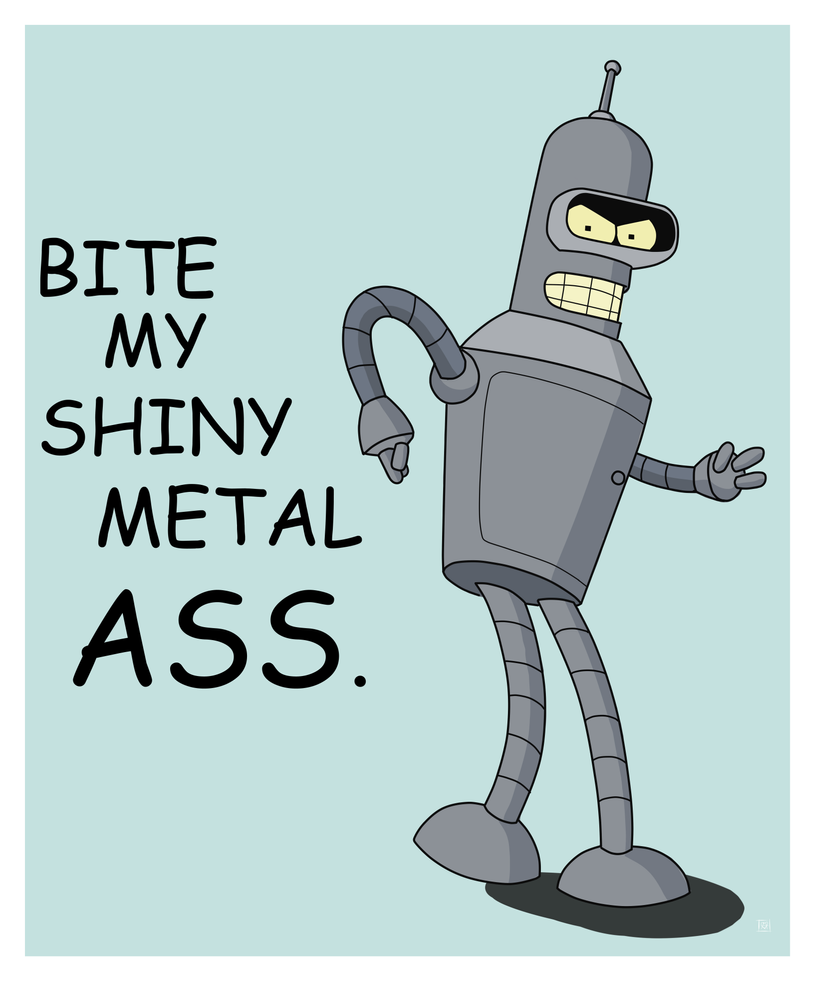 Футурама Бендер поцелуй мой