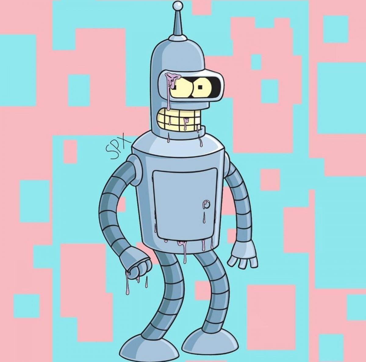 Бендер из Футурамы обои