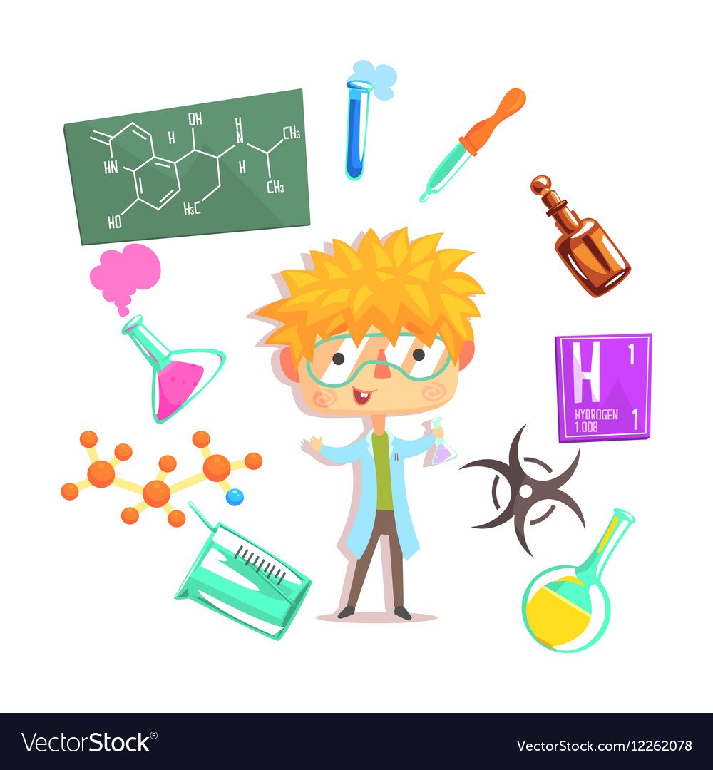 Атрибуты ученого для детей