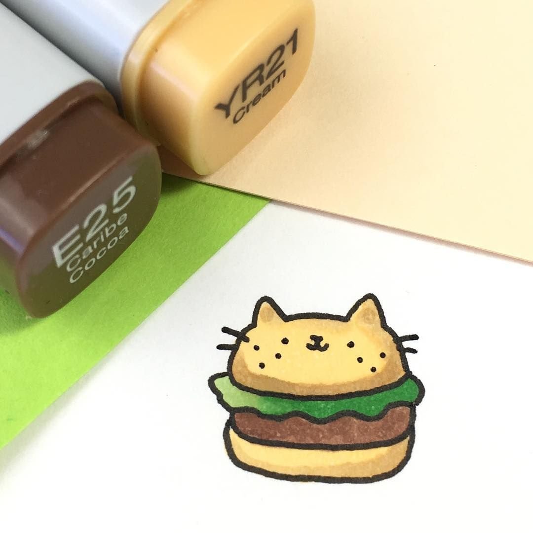 Кавайные рисунки для срисовки