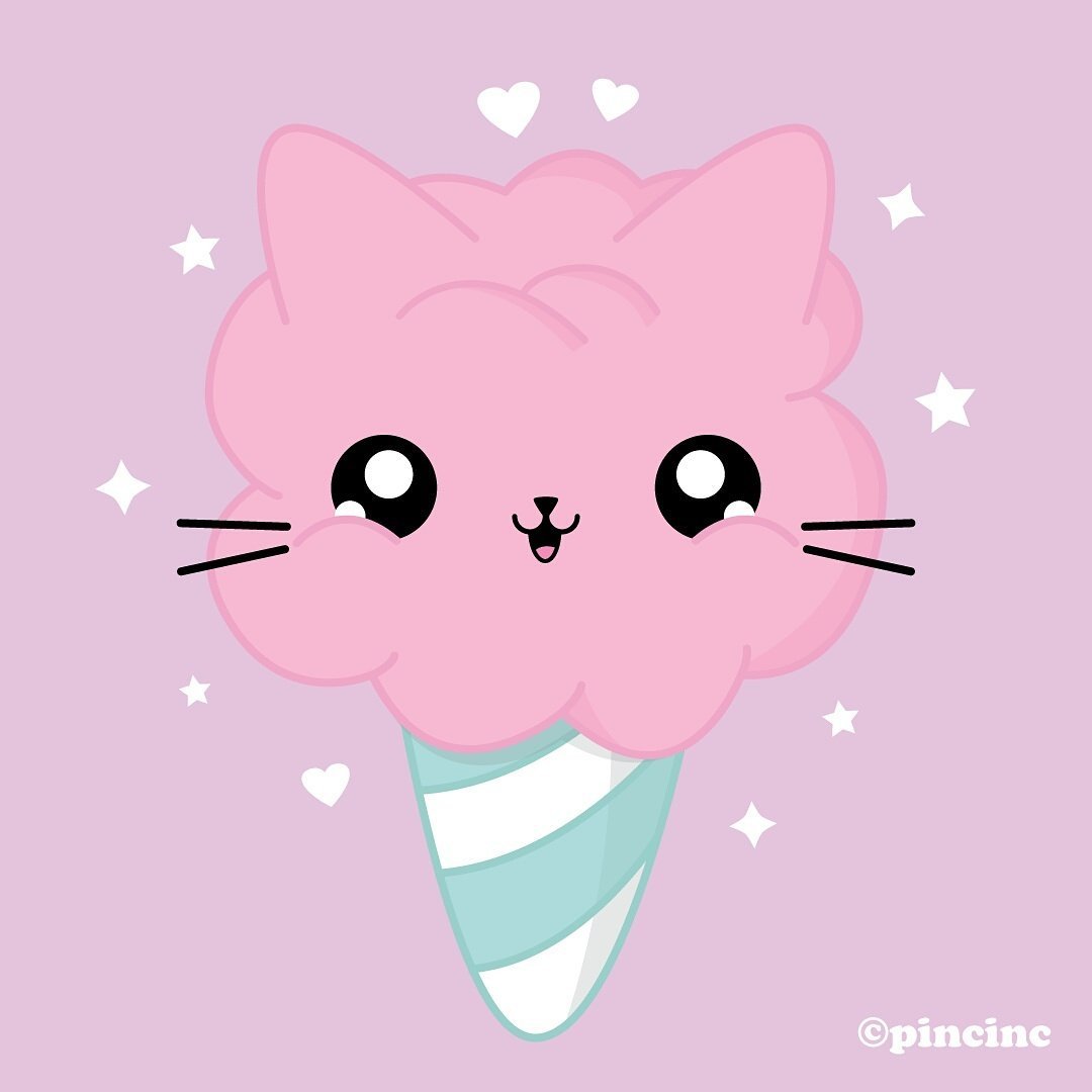 Кавайные котики сладости