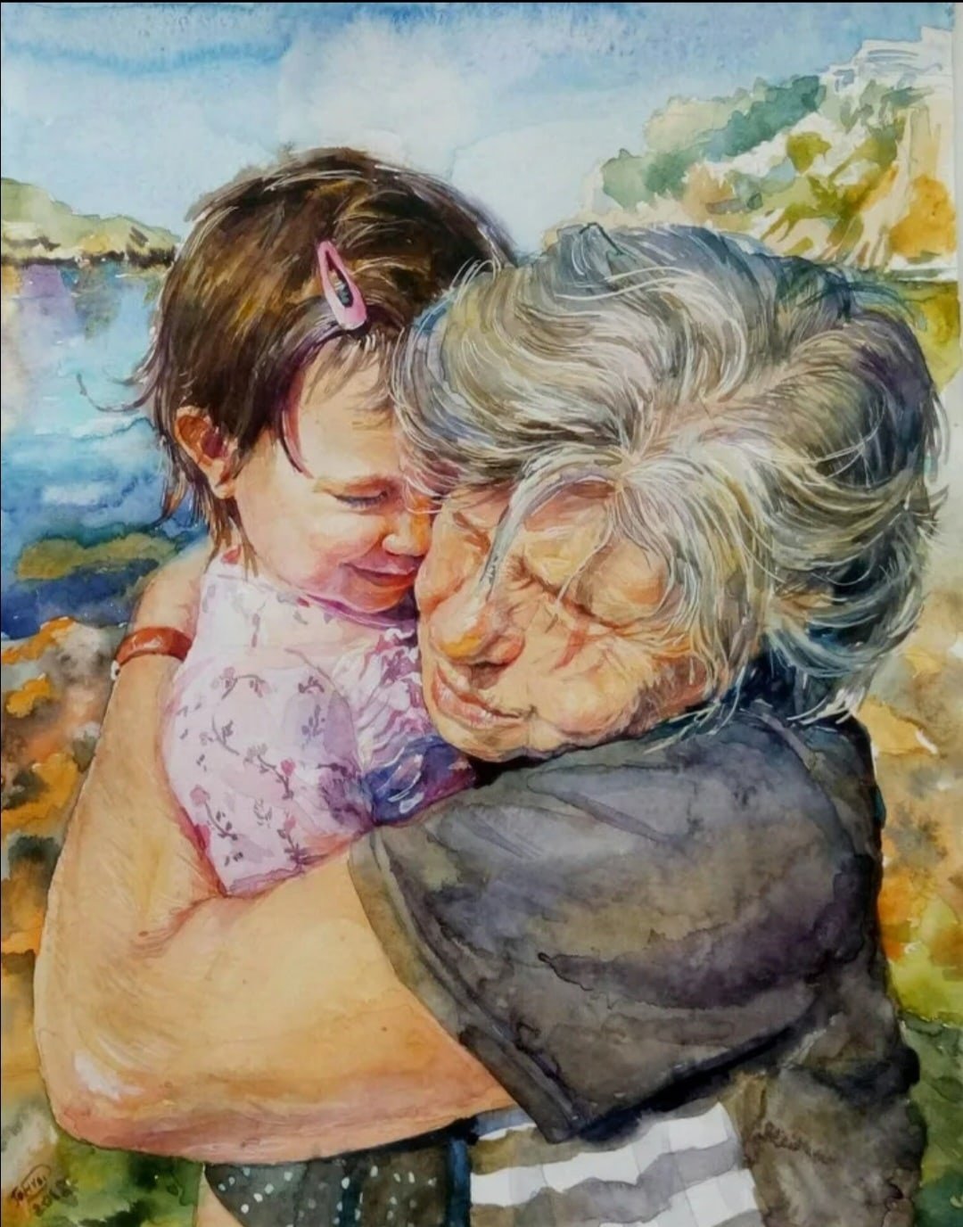 Бабушка и внучка