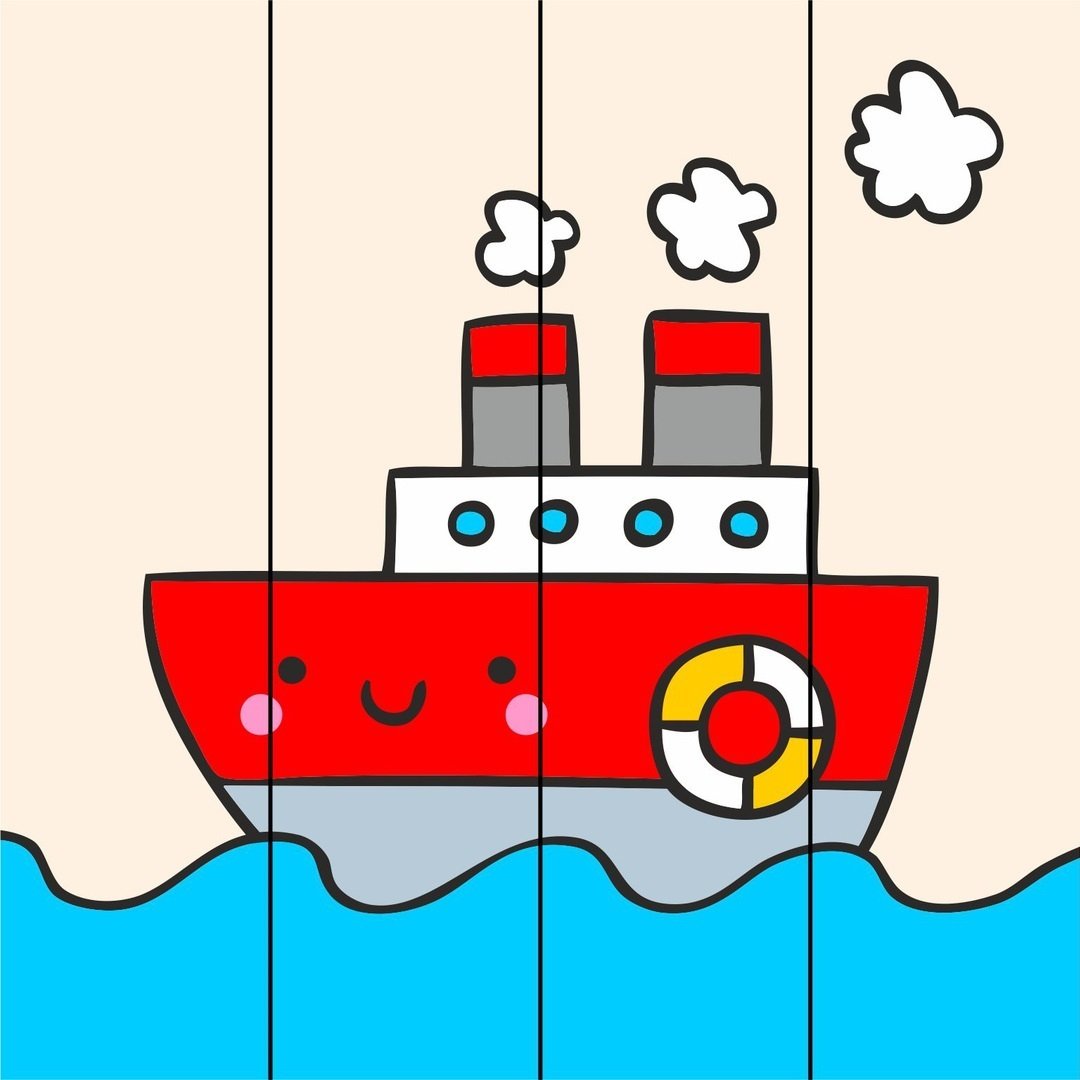 Разрезанные карточки для детей