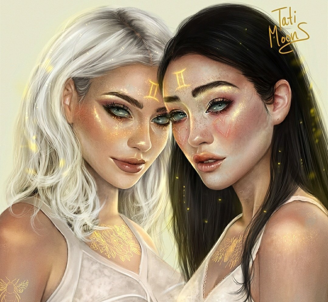 Tati Moons Art Zodiac Близнецы