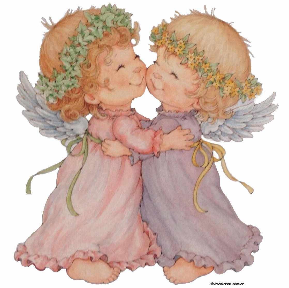 Ангелы мальчик и девочка