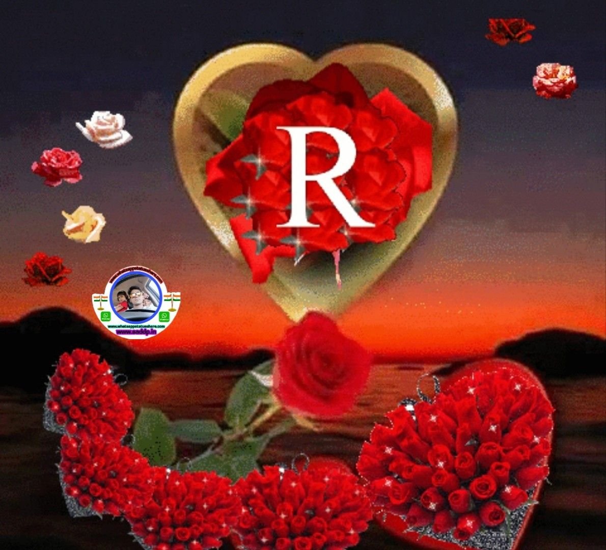 Красивая мерцающая сердце