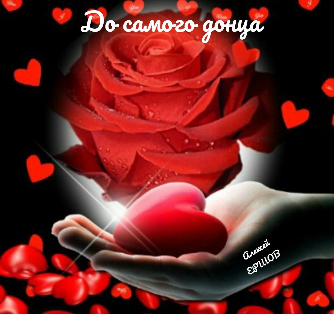 Анимированные розы и сердца