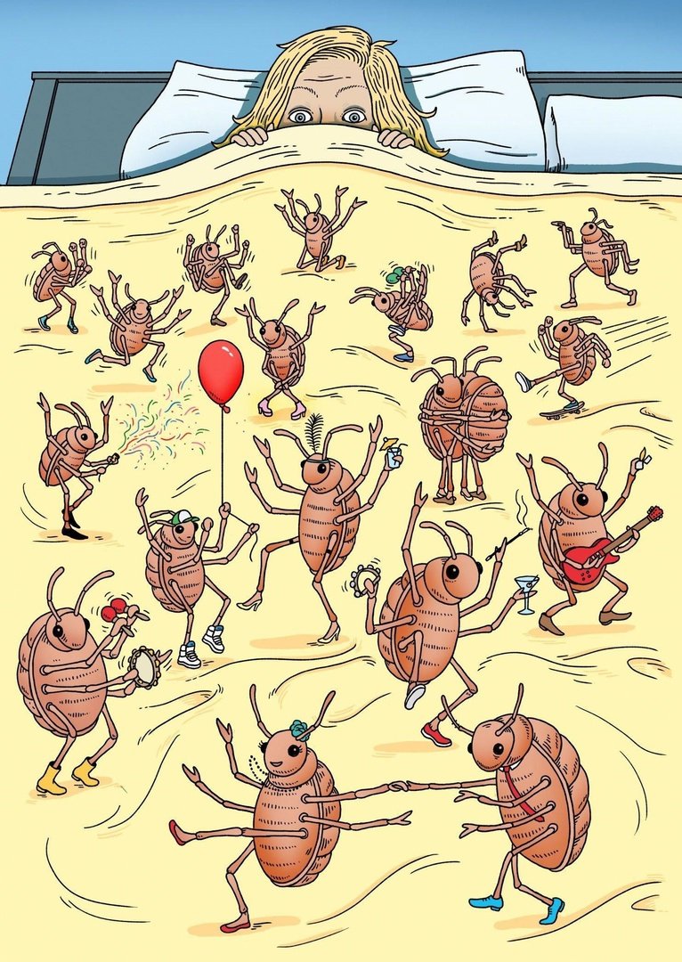 Женские тараканы в голове картинки