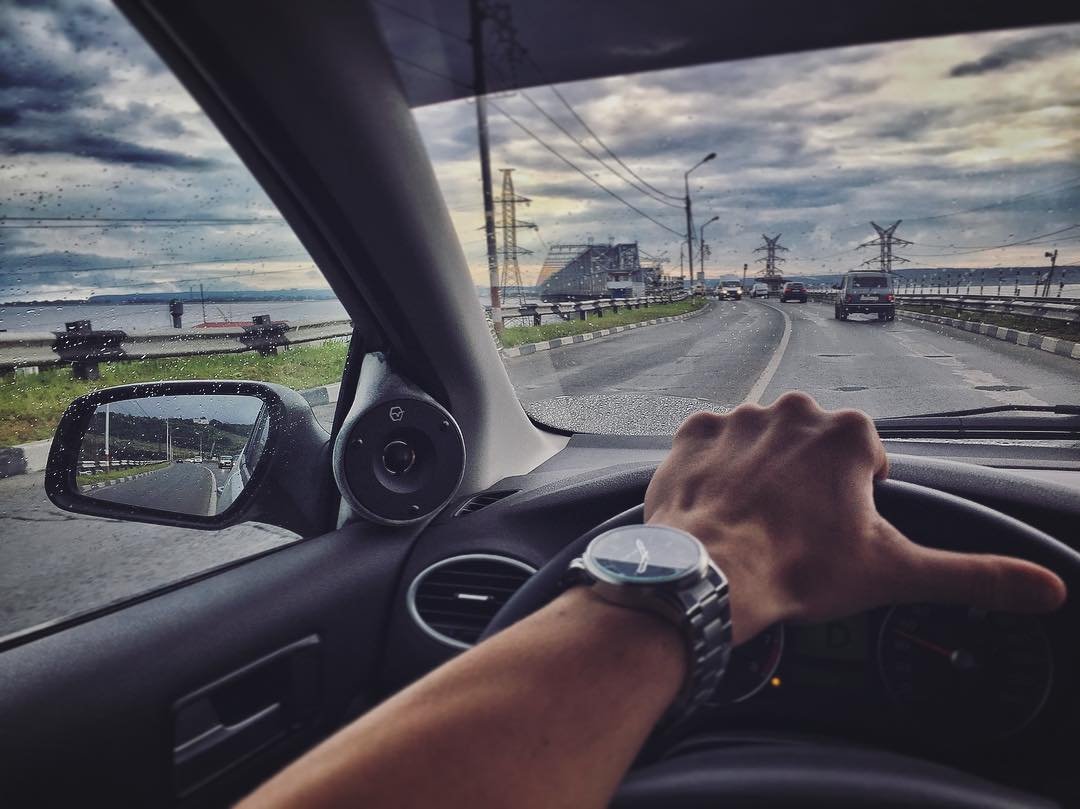 История в машине для Инстаграм