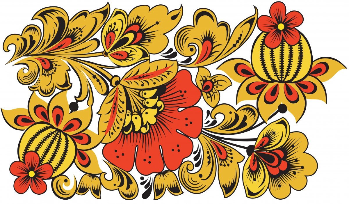 Роспись Хохломская русская народная