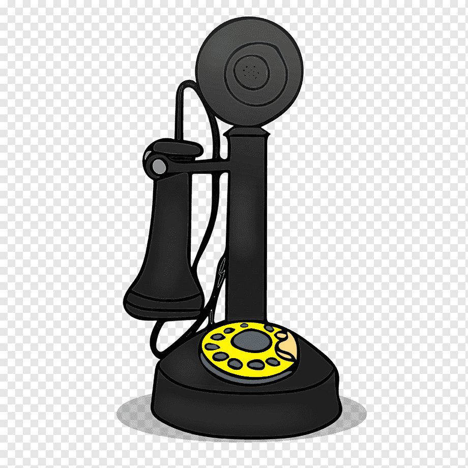 Рисунок старого телефона