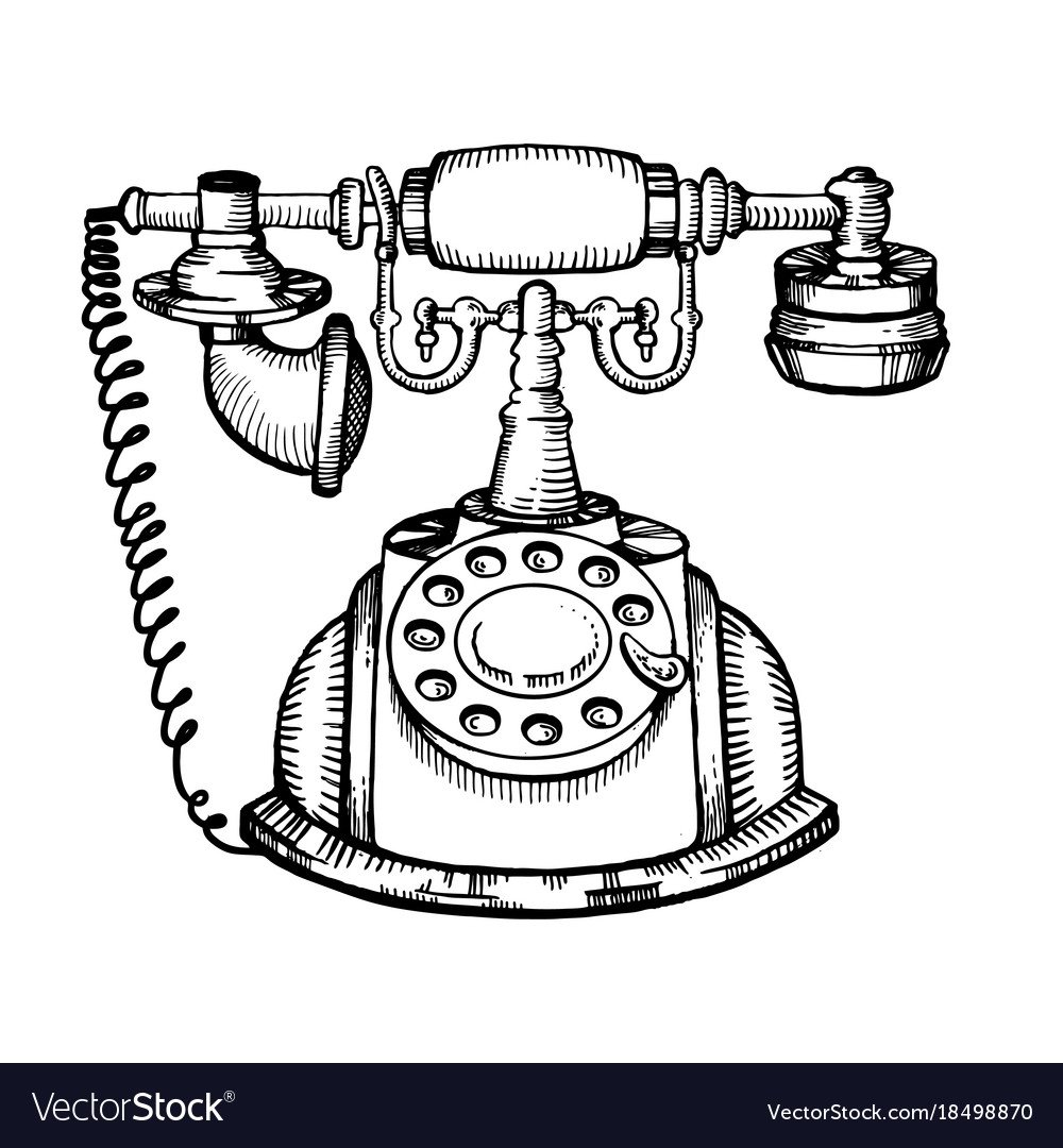 Старинный телефонный аппарат