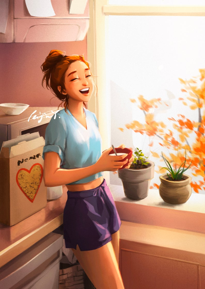 Теплые иллюстрации