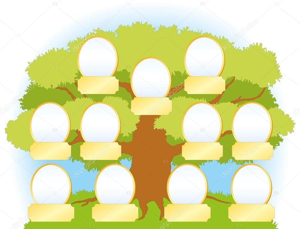 Окошечки для генеалогического дерева