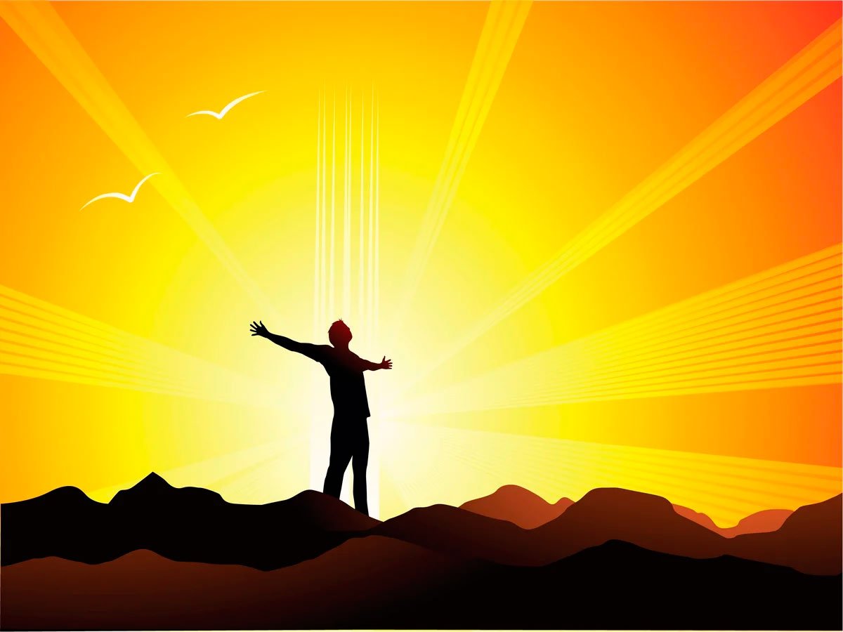 Человек идет к цели