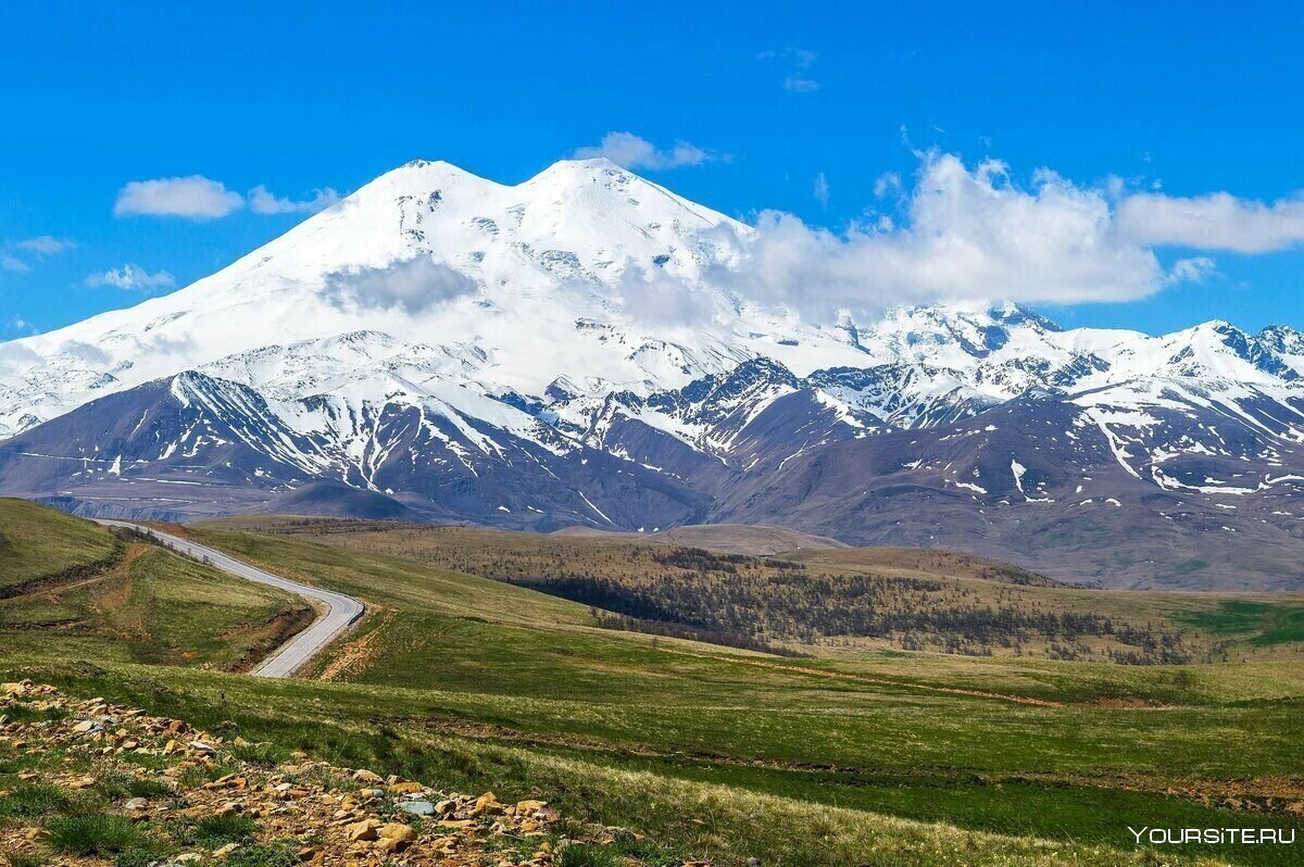 Горы Кавказа Эльбрус