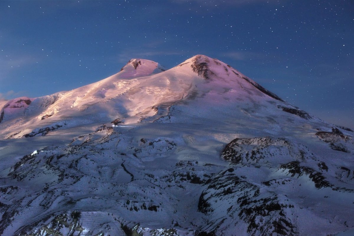 Вид с горы Эльбрус