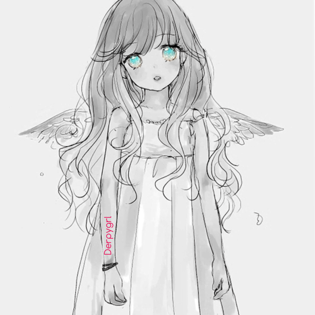 Аниме рисунки карандашом