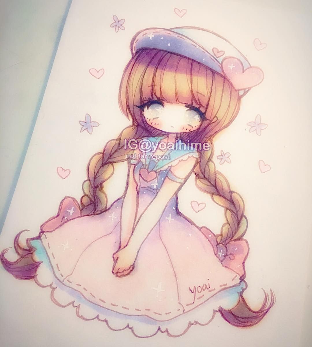 Аниме для срисовки милые